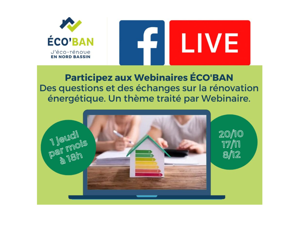 Visuel Actu FACEBOOK Live ÉCO'BAN