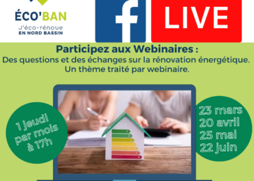 Facebook Live CREAQ 1er semestre 2023 - jeudi 23 mars 20 avril 25 mai 22 juin à 17h