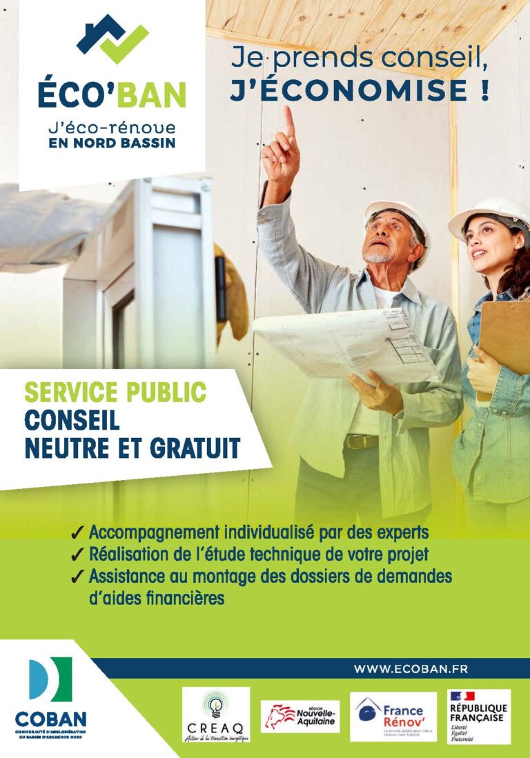 Visuel Dépliant de présentation ÉCO'BAN - Septembre 2023 - Changement Audenge